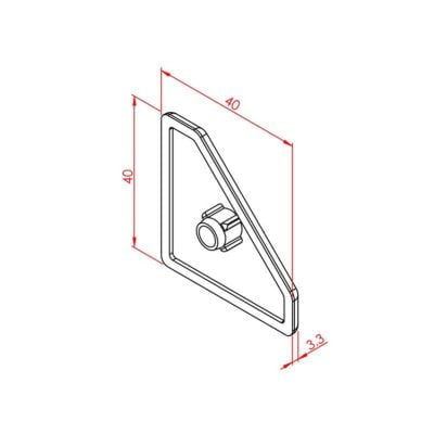 Profil Kapağı Dereceli 40X40 - Görsel 2