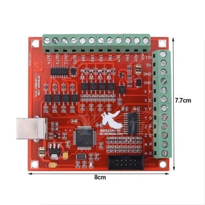 4 Eksen Cnc Usb Mach3 Kontrol Kartı Red - Görsel 2