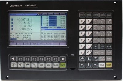 Adt-Cnc4640 4 Eksen Freze Kontrol Ünitesi + El Çarkı + Klavye